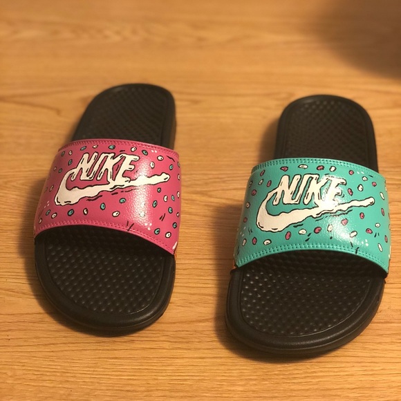Custom Donut Style Nike Slides